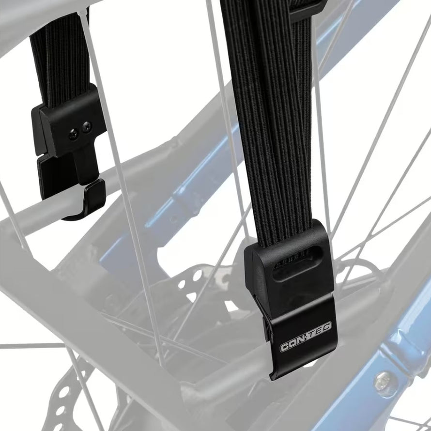 Sangle porte-bagage Contec Addventure marque 33 avec fixation robuste et réglable pour vélo