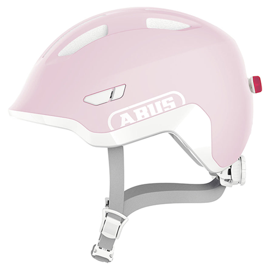 abus fahrradhelm erdbeere ABUS Smiley 3.0 LED Hübscher gemusterter Baby- und Kinderfahrradhelm