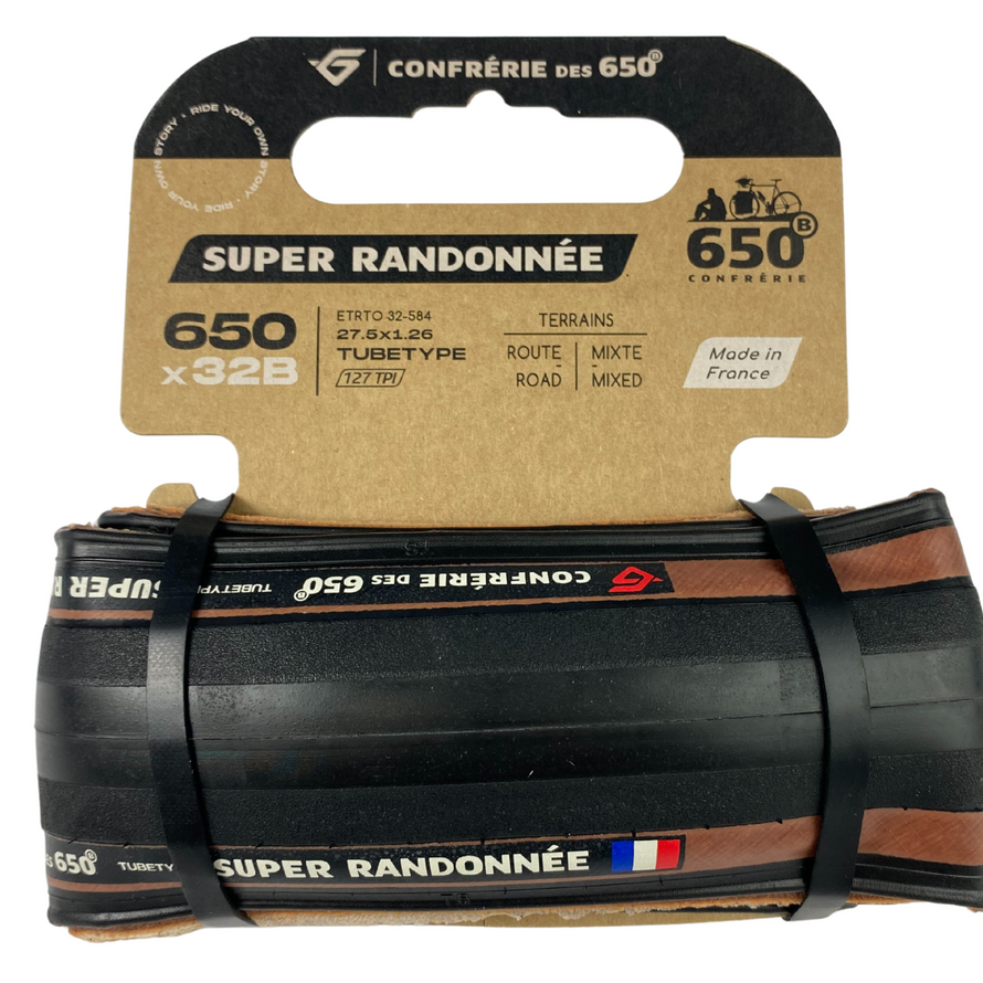 Pneu vélo 650 x 32B slick Hutchinson Confrérie des 650