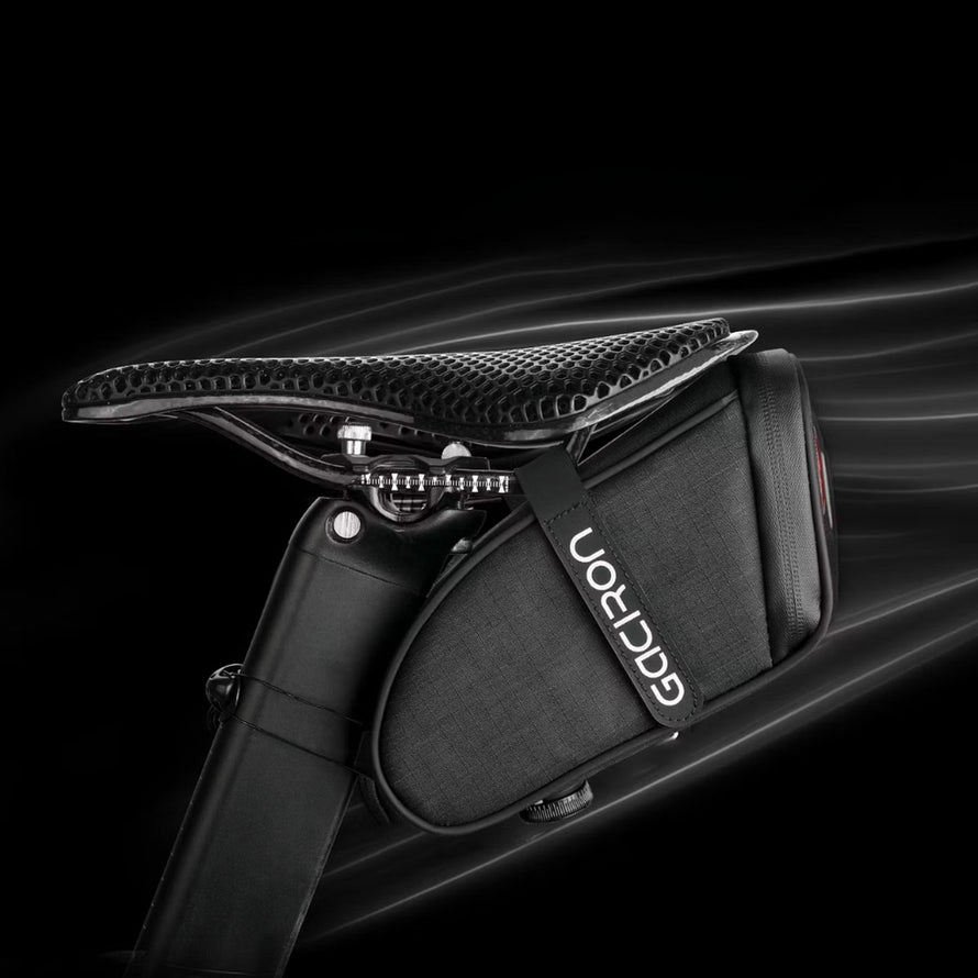 Sacoche de selle Gaciron BIRD NEST300 Aero de 3m avec feu arrière LED connecté pour vélo performant