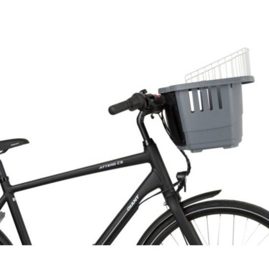 panier vélo pour chien fastrider vue sur vélo de côté