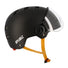 Casco bici urbana con visiera nera Optimiz O-380