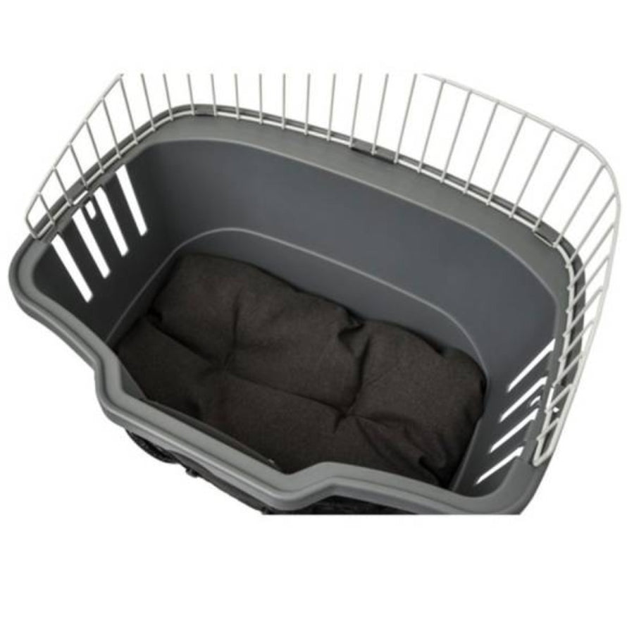 panier vélo pour chien fastrider vue du dessus avec coussin