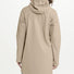 Veste de pluie femme beige 66 Weather Report Petra, coupe courte imperméable et légère pour cyclisme urbain