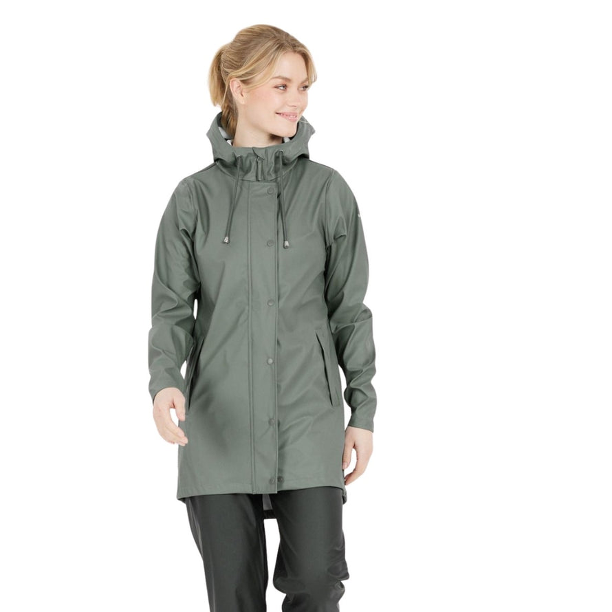 Veste de pluie femme 66 Weather Report Petra imperméable et coupe-vent, idéale pour cyclisme urbain
