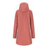 Veste de pluie courte rose Weather Report Petra par 66, imperméable et confortable pour cyclistes femmes urbaines