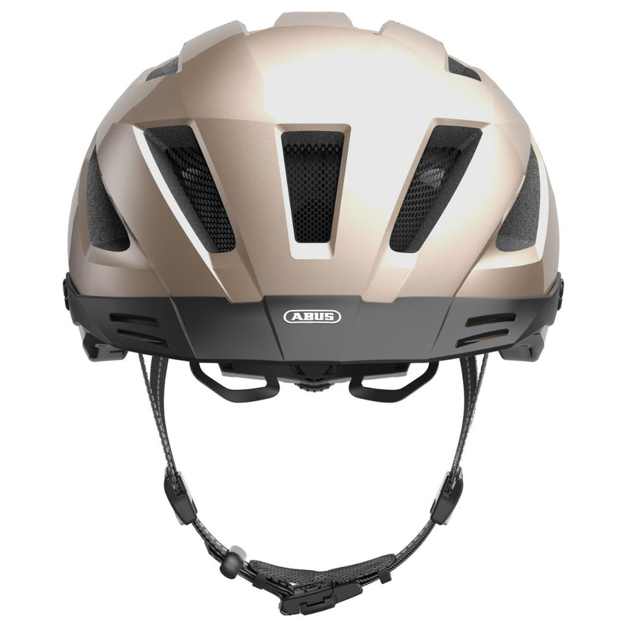 pedelec fahrradhelm ABUS Pedelec 2.0 Ace Grauer Helm mit Rücklicht für Citybike