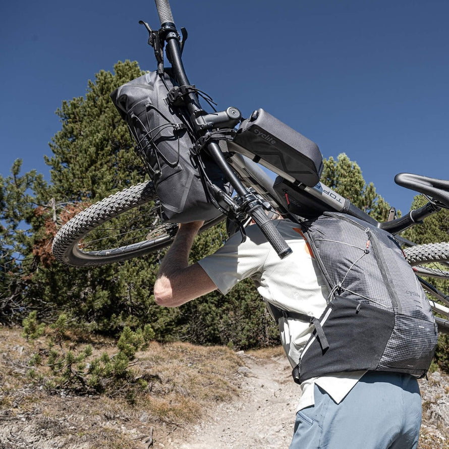 Cyclite Roll Bag 02 : sacoche guidon 12,6L - Light grey / 12.6 L