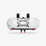 Sacoche de cintre Cyclite Roll Bag 02 77 blanche, étanche et compacte pour cyclisme aventure