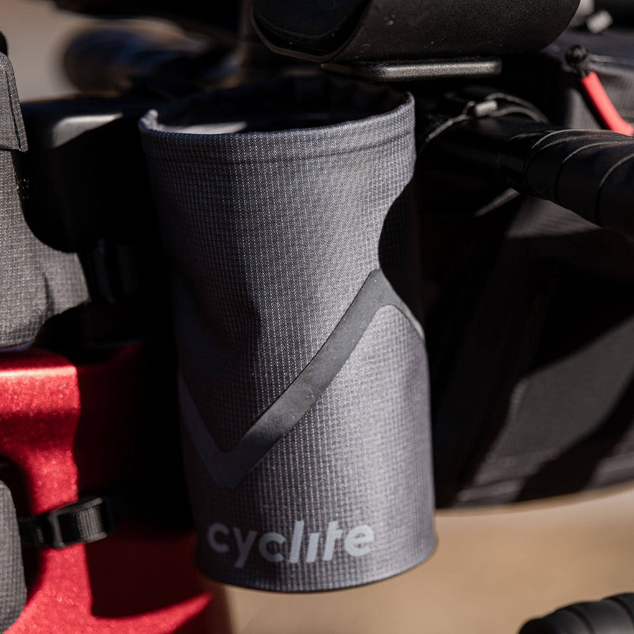 Sacoche de potence velo 77 Cyclite Foud pouch 02 en tissu resistant pour rangement pratique