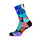 Chaussettes cyclisme colorées Sox de la marque 777, design multicolore vibrant pour cyclistes tendance