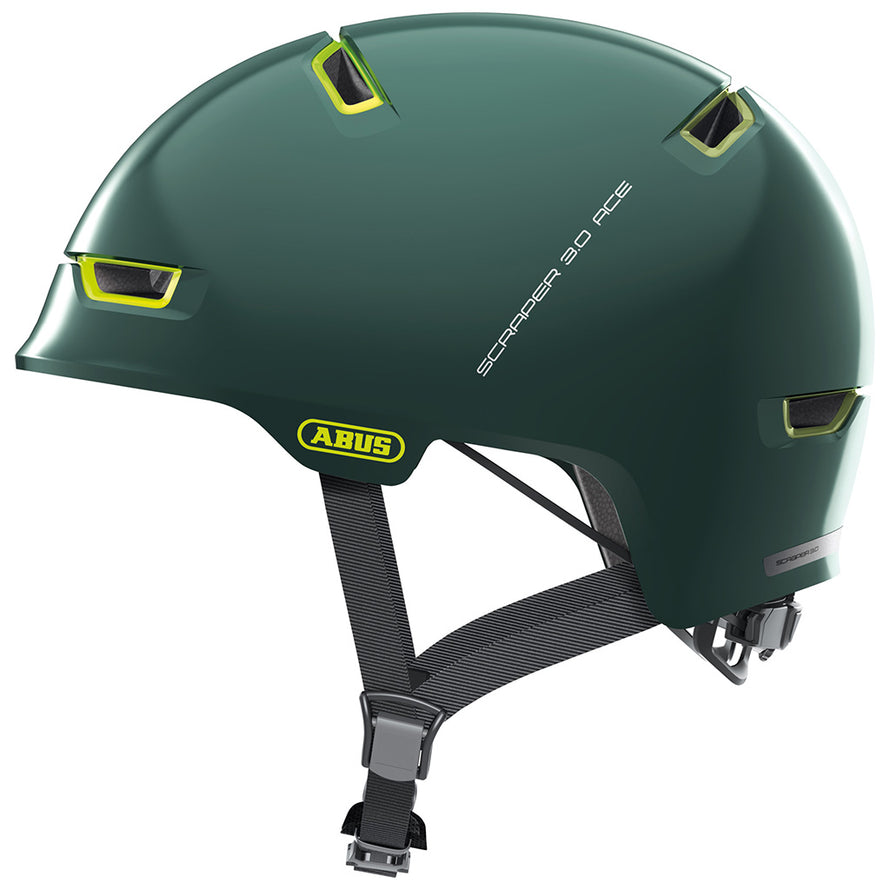 abus scraper 3.0 ace fahrradhelm ABUS Scraper 3.0 Ace grau Schutzhelm für Radfahrer und Skater