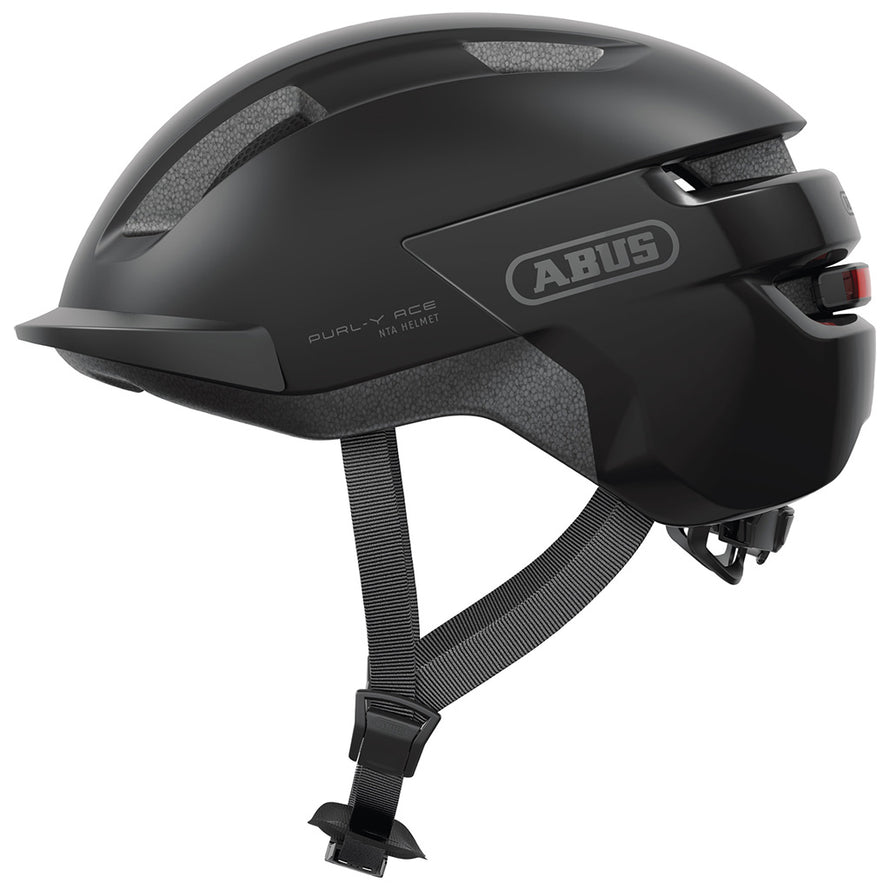 abus fahrradhelm damen schwarz Abus Purl-Y Ace Helm mit Licht für Fahrrad