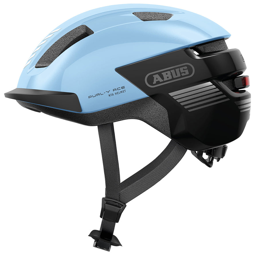 abus fahrradhelm schloss Abus Purl-Y Ace Helm mit Licht für Fahrrad