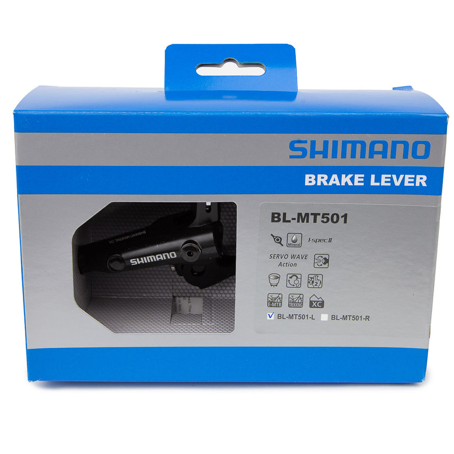Levier de frein à disque hydraulique Shimano MT501 gauche