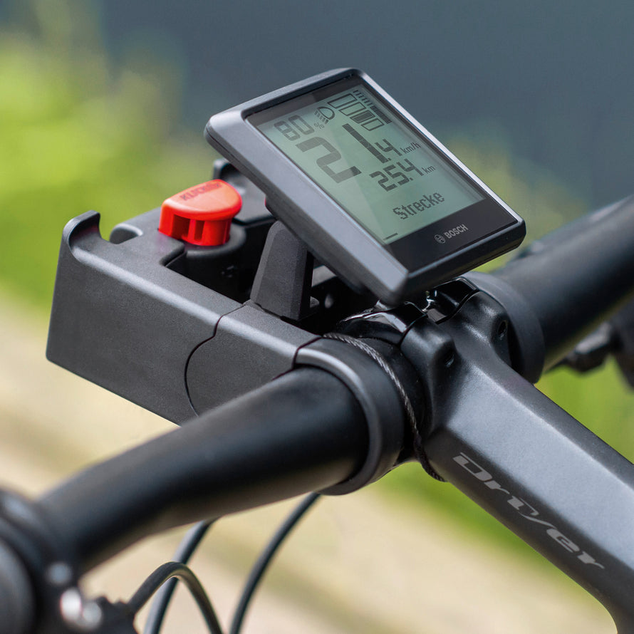 klickfix lenkeradapter e mit schloss für e-bikes mit display Klickfix Lenkeradapter für Bosch Intuvia Konsole