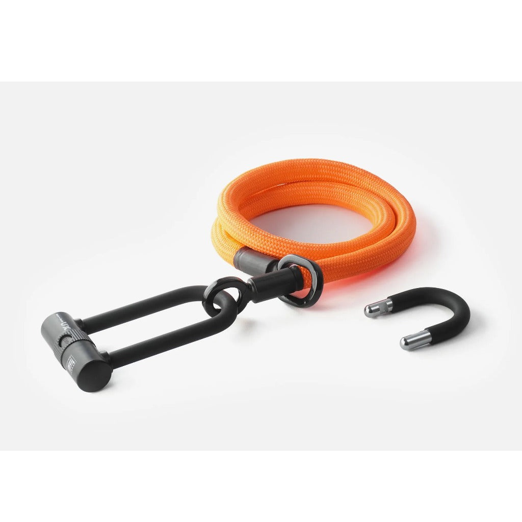 Tex-Lock Eyelet M U/X-lock Antivol vélo ART2 chaine 120 cm et mini U