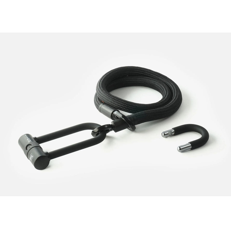 Antivol Eyelet U Tex-Lock noir 120 cm