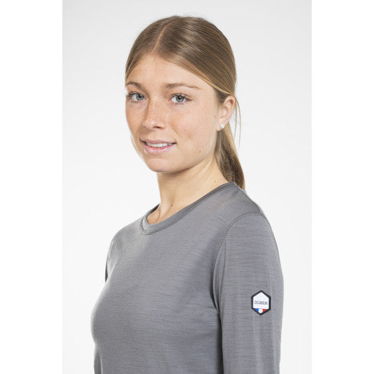 base layer rennrad damen Ogarun Technisches Fahrradtrikot Base Layer für Damen aus Merinowolle