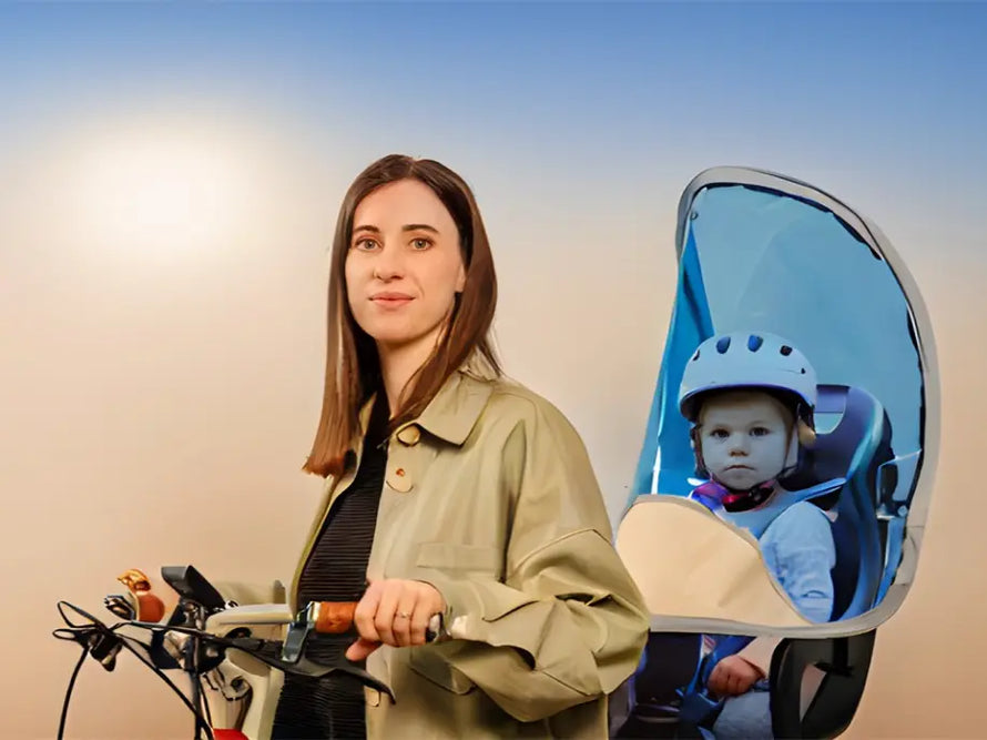 Protection enfant pluie et soleil pour siège vélo Bub-Up Kids Sun & Rain