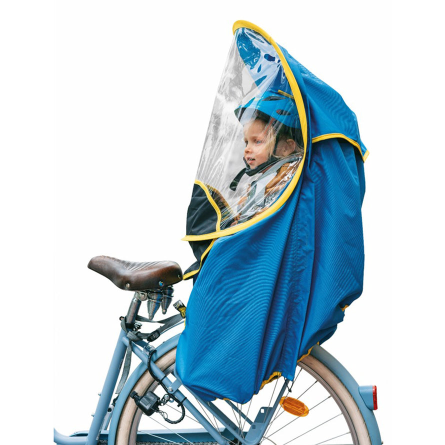 Panier vélo enfant bleu fixation collier