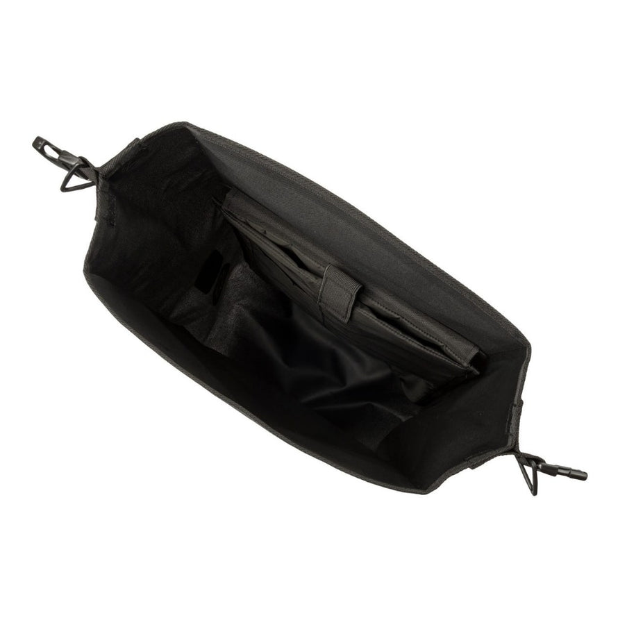 sacoche vélo simple  porte bagage Agu clean shelter vue ouverte