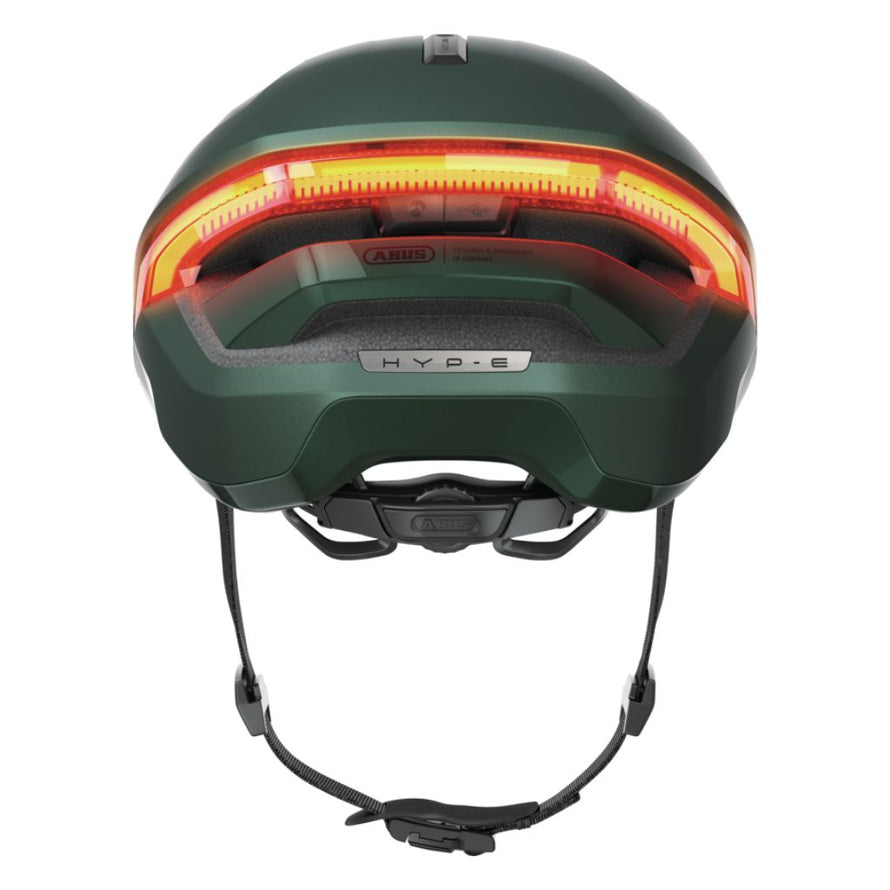 Éclairage de freinage LED arrière intégré sur le casque vélo urbain ABUS HYP-E