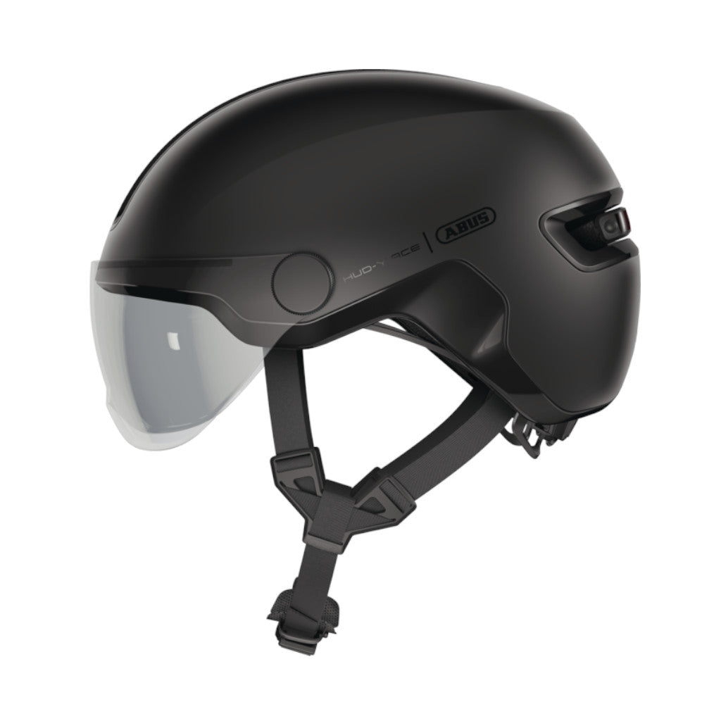 Casque de vélo - ABUS - HUD-Y - Coque EPS - Lampe LED rechargeable Casque de vélo - ABUS - HUD-Y - Coque EPS - Lampe LED rechargeable