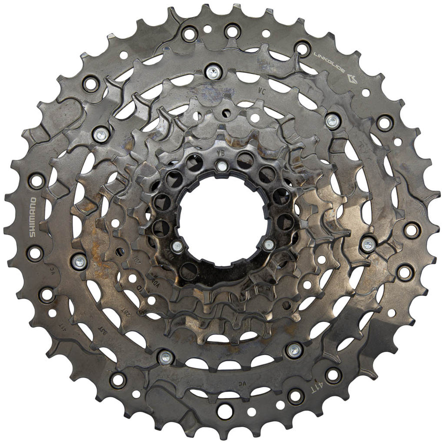Shimano LINKGLIDE Kassette CS-LG400-9 11-41 | E-Bike optimiert Shimano LINKGLIDE Kassette CS-LG400-9 11-41 | E-Bike optimiert