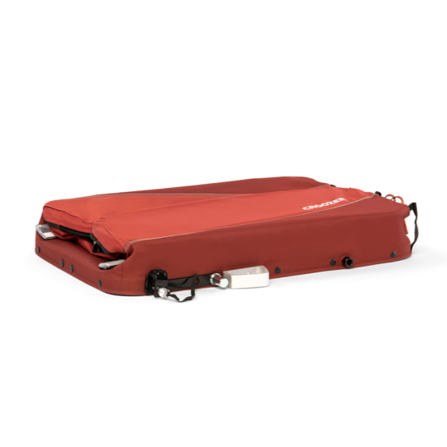 Remorque cargo vélo Croozer rouge - #4