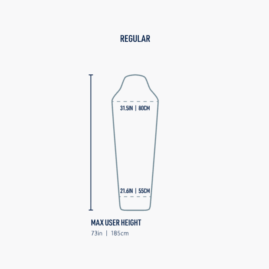 Drap de sac de couchage Sea to Summit Reactor midweight +6°