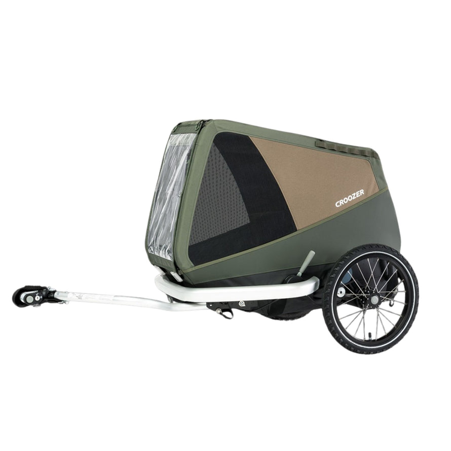 Remorque vélo chien et chat Enna Croozer 35 kg verte