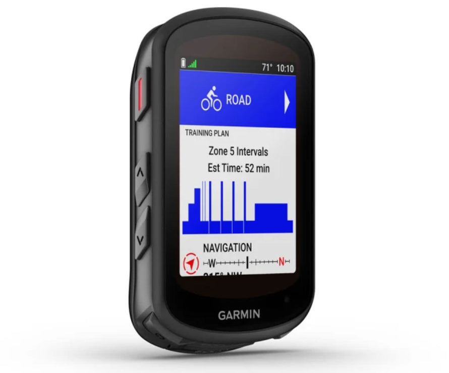 Compteur GPS Garmin EDGE 540 Solar trois quarts face