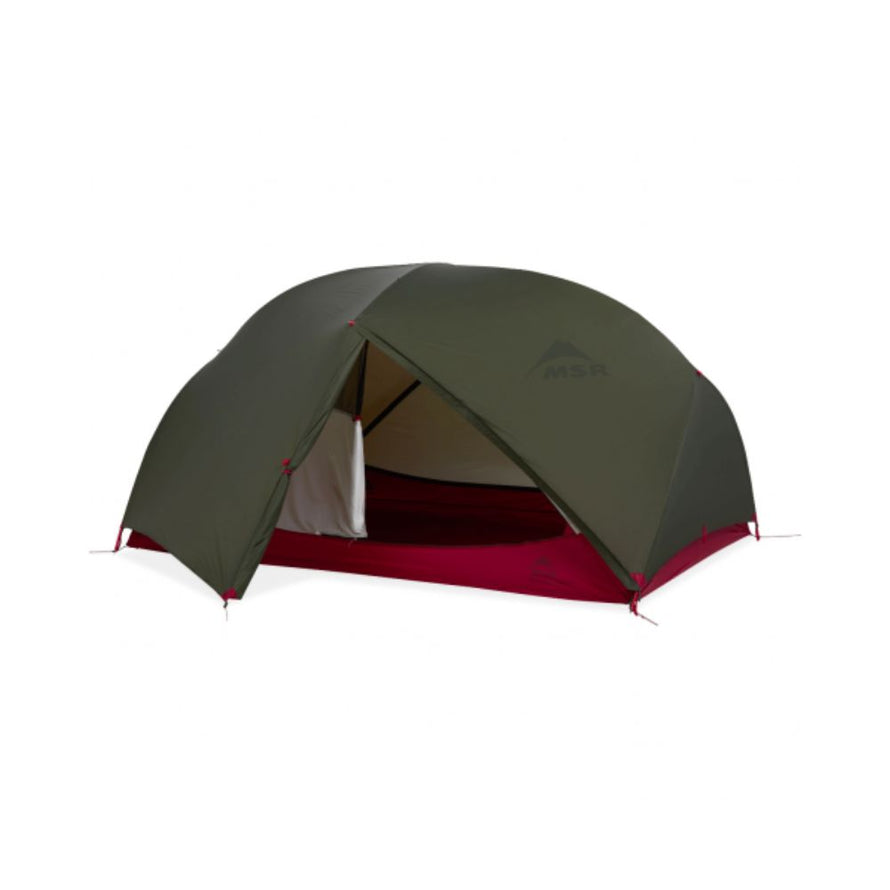 Tente Bikepacking 2 personnes Hubba Hubba Bikepack 2 MSR portes ouverte