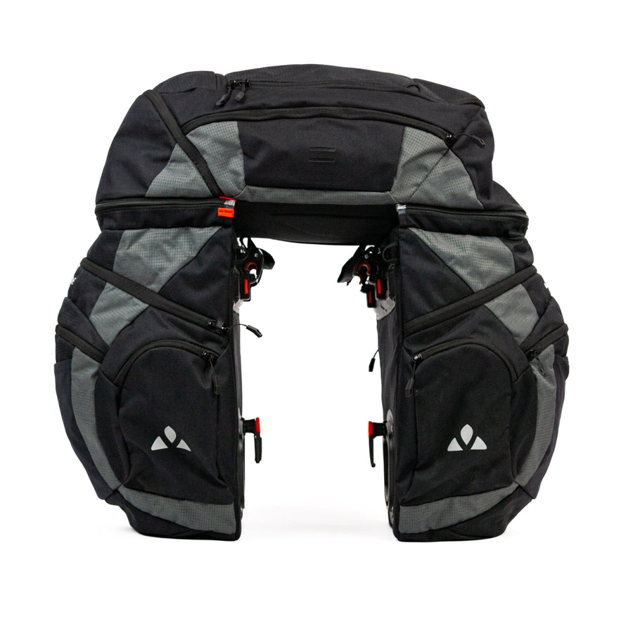 Sacoche Occasion triple Vaude Karakorum Pro pour voyages à vélo 65L