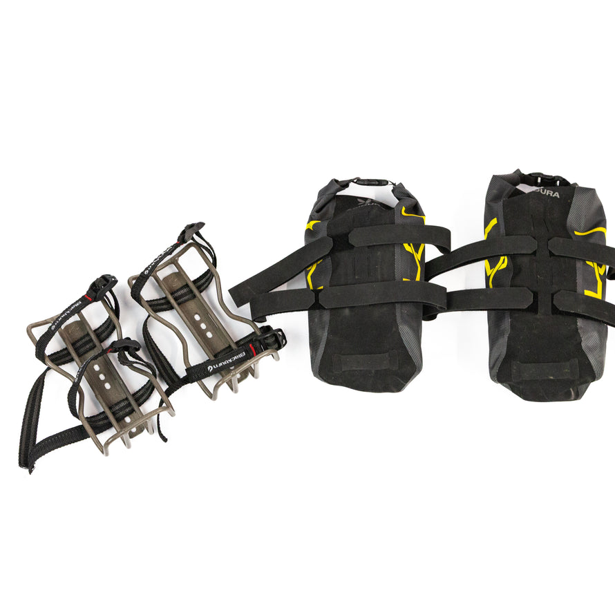 PACK Cages de bikepacking + sacoches  Apidura occasion