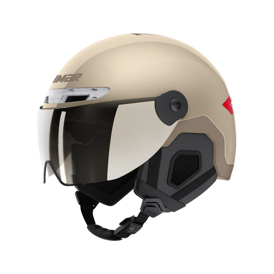 Casco per e-bike e Speedbike Limar Lumière con luce e visiera