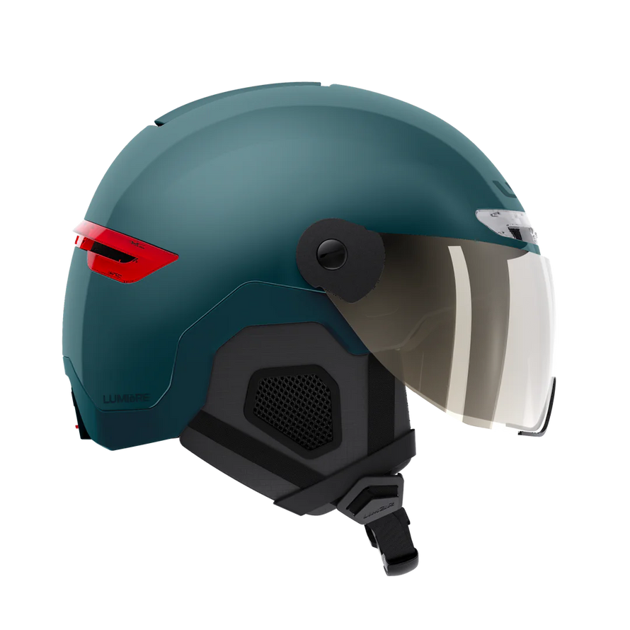 fahrradhelm mit licht und visier Fahrradhelm Limar Lumiere mit Beleuchtung und Visier