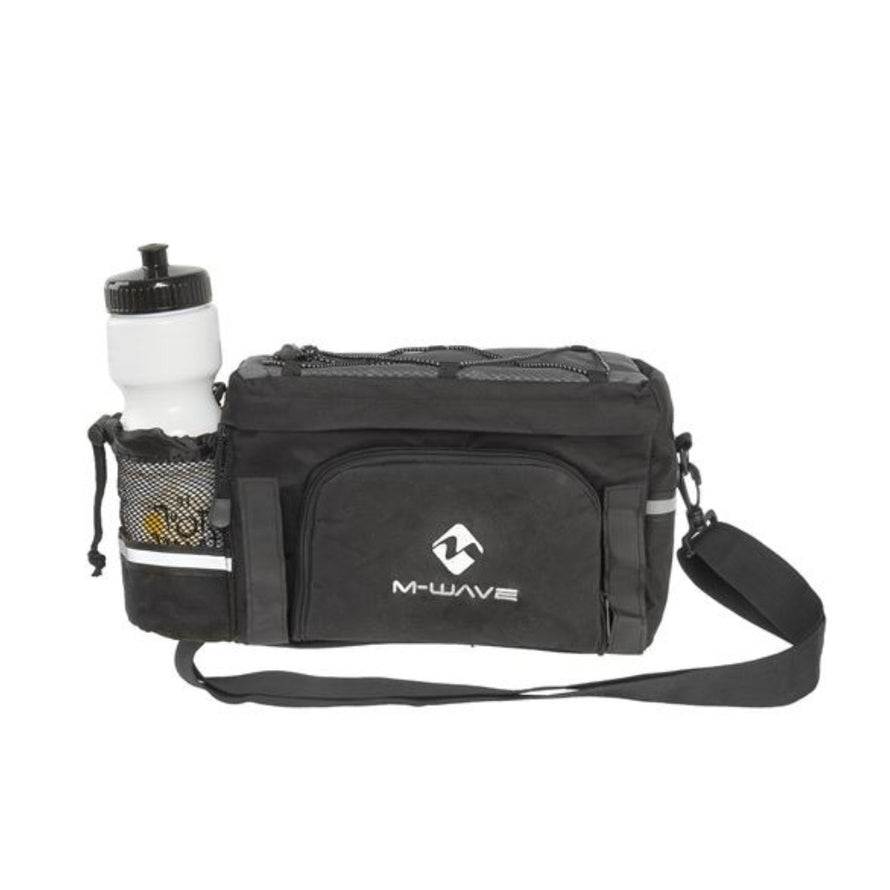 fahrradtasche klettbefestigung M-Wave Amsterdam Exp Ausziehbare Fahrradtasche