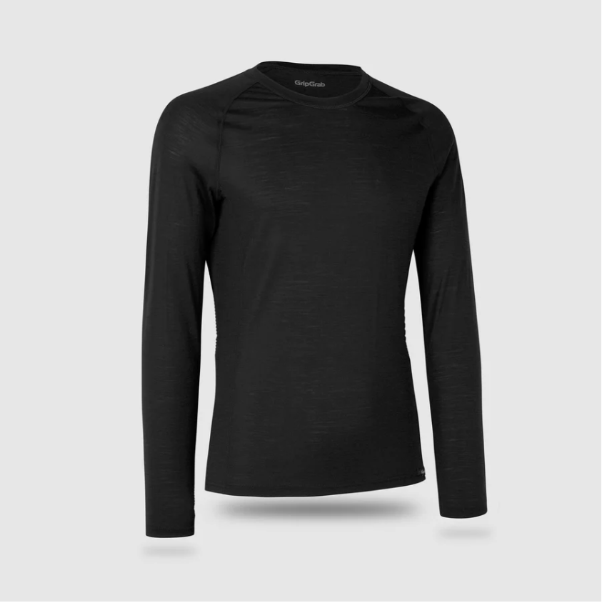 Sous-vêtement manches longues Grip Grab 50% mérinos 50% polyester