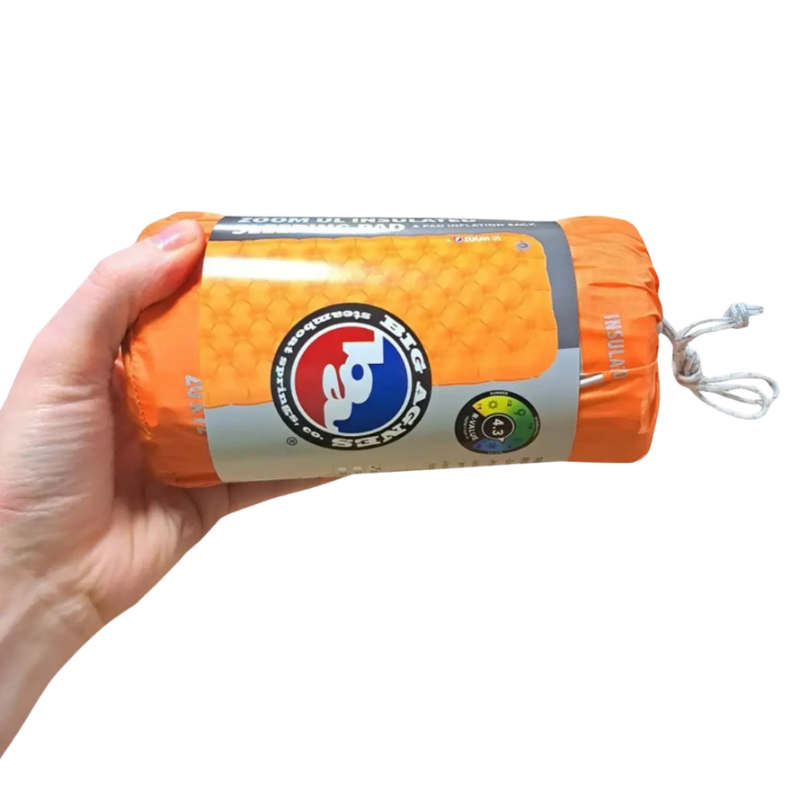 Matelas Big Agnes Zoom UL Insulated Wide plié
