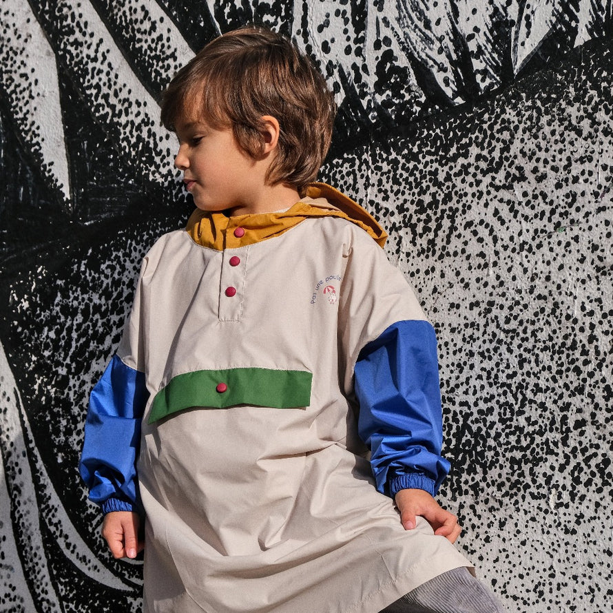 Poncho vélo garçon élégant Poule Party école
