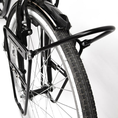 Sacoche fourche Kheax sur porte-bagage AVANT