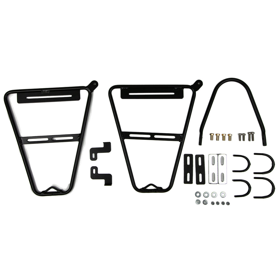 Support Aluminium Porte-bagages Avant Vélo GORIX - Aluminium Léger - Compatible Freins V 24-29 Pouces Accessoire VTT Capacité 9kg Support Aluminium Porte-bagages Avant Vélo GORIX - Aluminium Léger - Compatible Freins V 24-29 Pouces Accessoire VTT Capacité 9kg