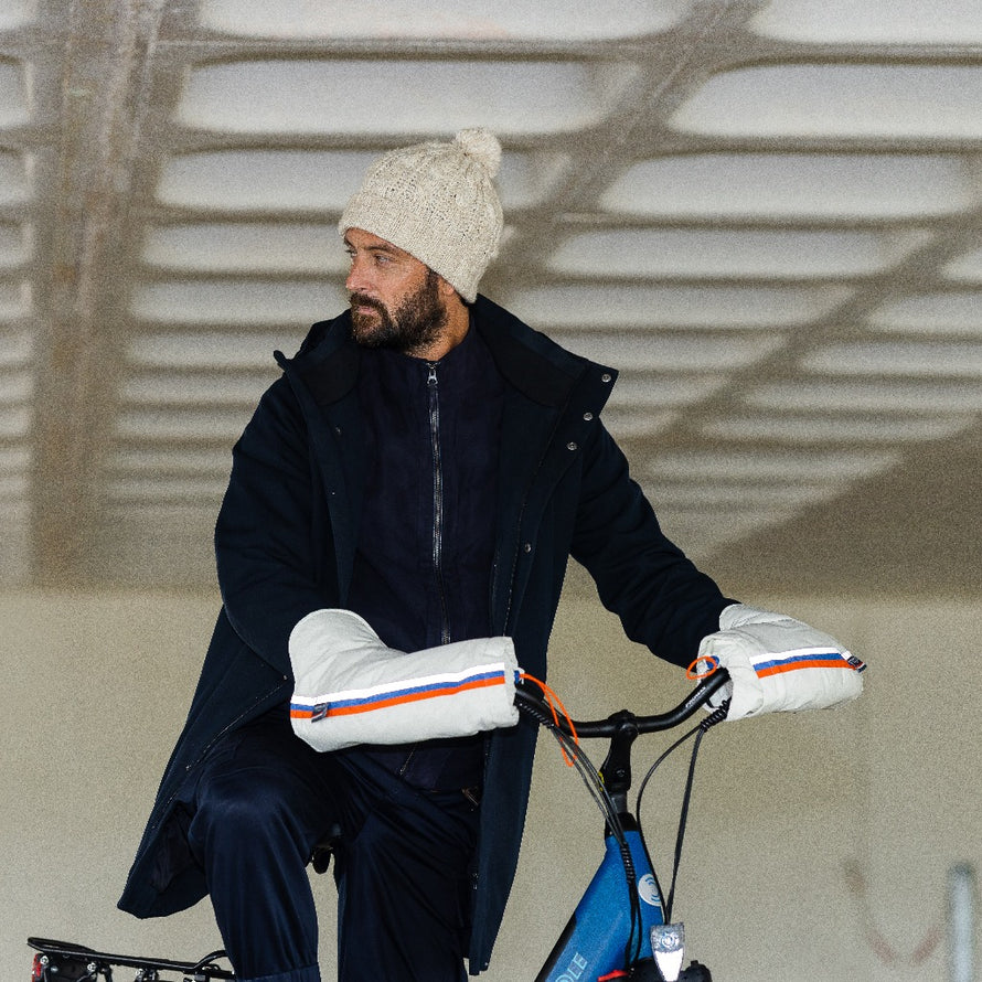 Le temps des Grenouilles - Manchons vélo unisexe contre le froid