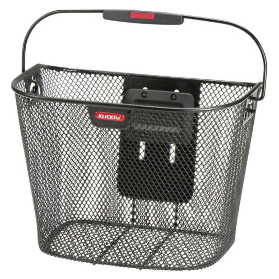 Panier vélo Uni noir pour fixation KlickFix - #1