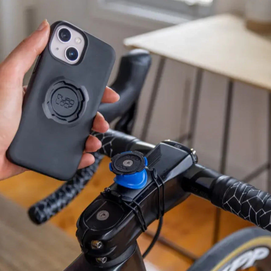 Quad Lock Smartphone-Halterung am Fahrradvorbau
