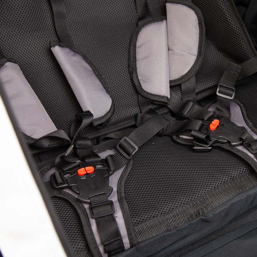 Remorque vélo enfant poussette 2 places 3-In-1 Ax.Bike - #4