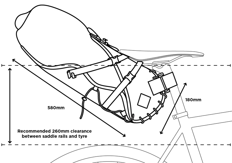 Sacoche de selle bikepacking Restrap Saddle Bag