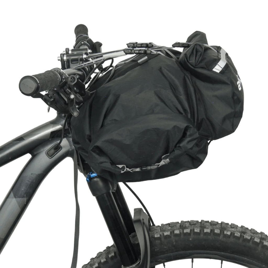 bikepacking lenkertasche Wasserdichte Bikepacking-Lenkertasche Arkel Rollpacker – mit Stabilisierungsbügel
